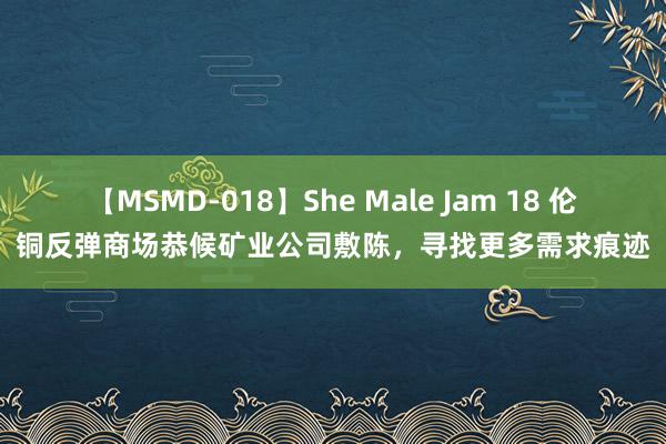 【MSMD-018】She Male Jam 18 伦铜反弹商场恭候矿业公司敷陈，寻找更多需求痕迹